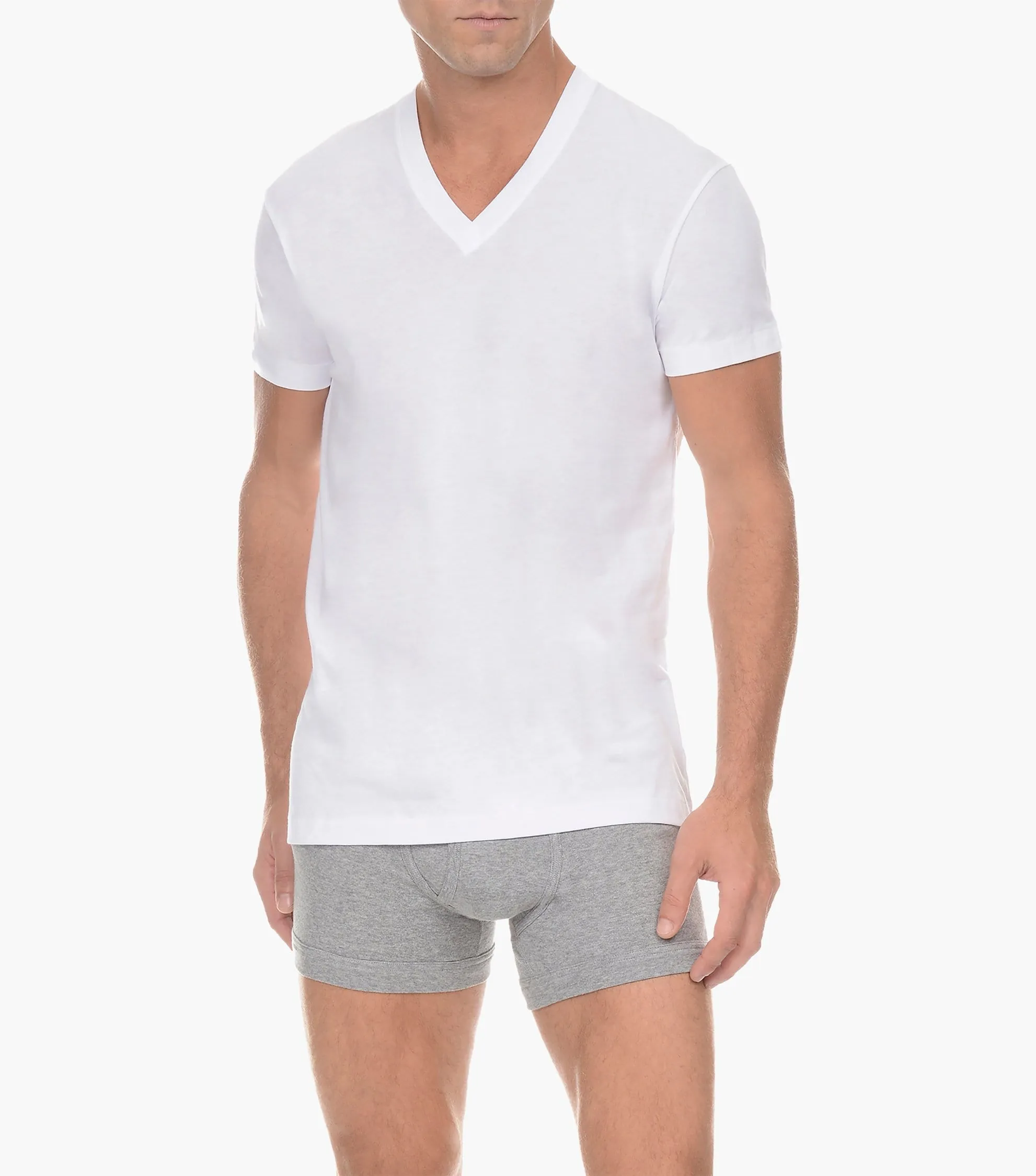 Pima Cotton V-Neck T-Shirt