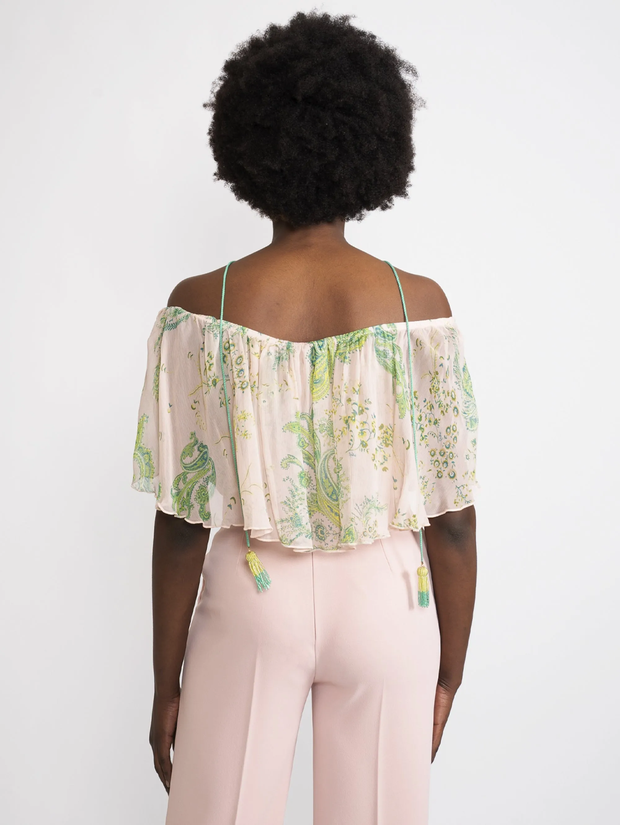 Pink / Green Cashmere Print Bodysuit