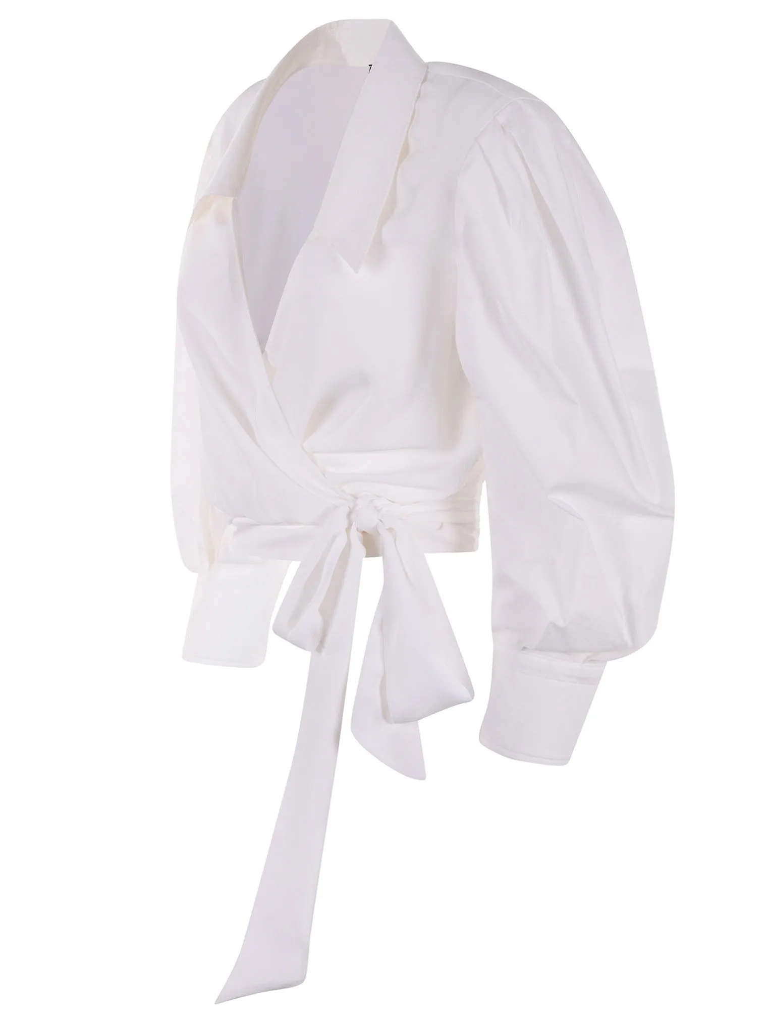 Pinko Front Open V-Neck Blouse