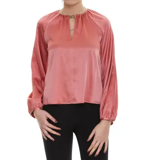 Pinko Satin Round Neck Blouse