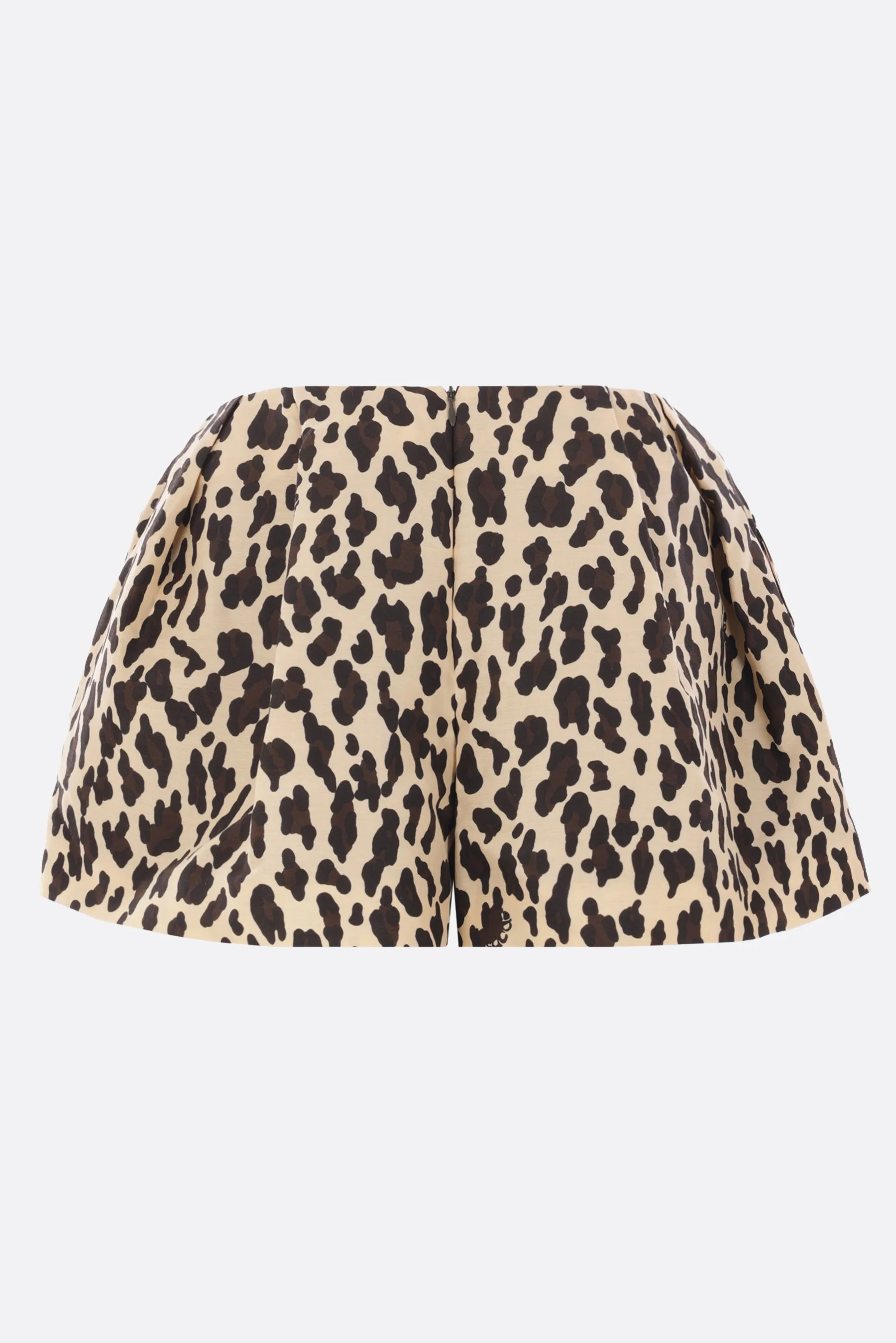 printed canvas shorts