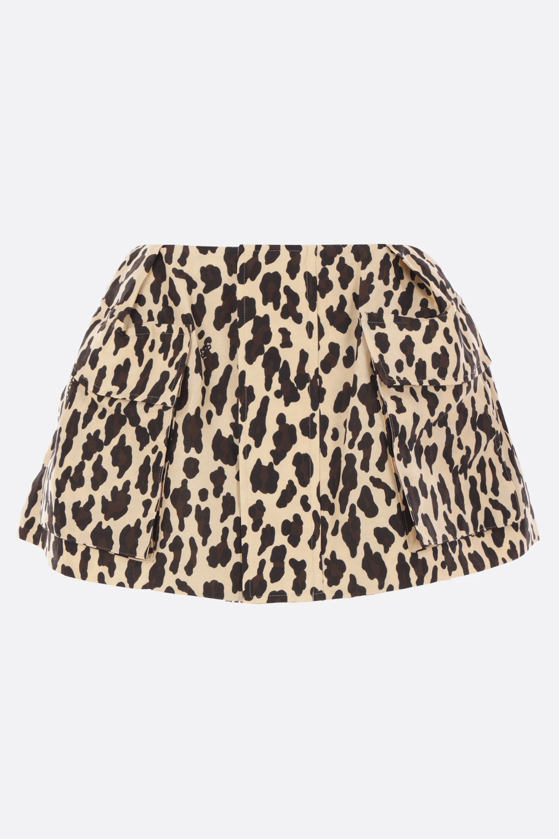 printed canvas shorts