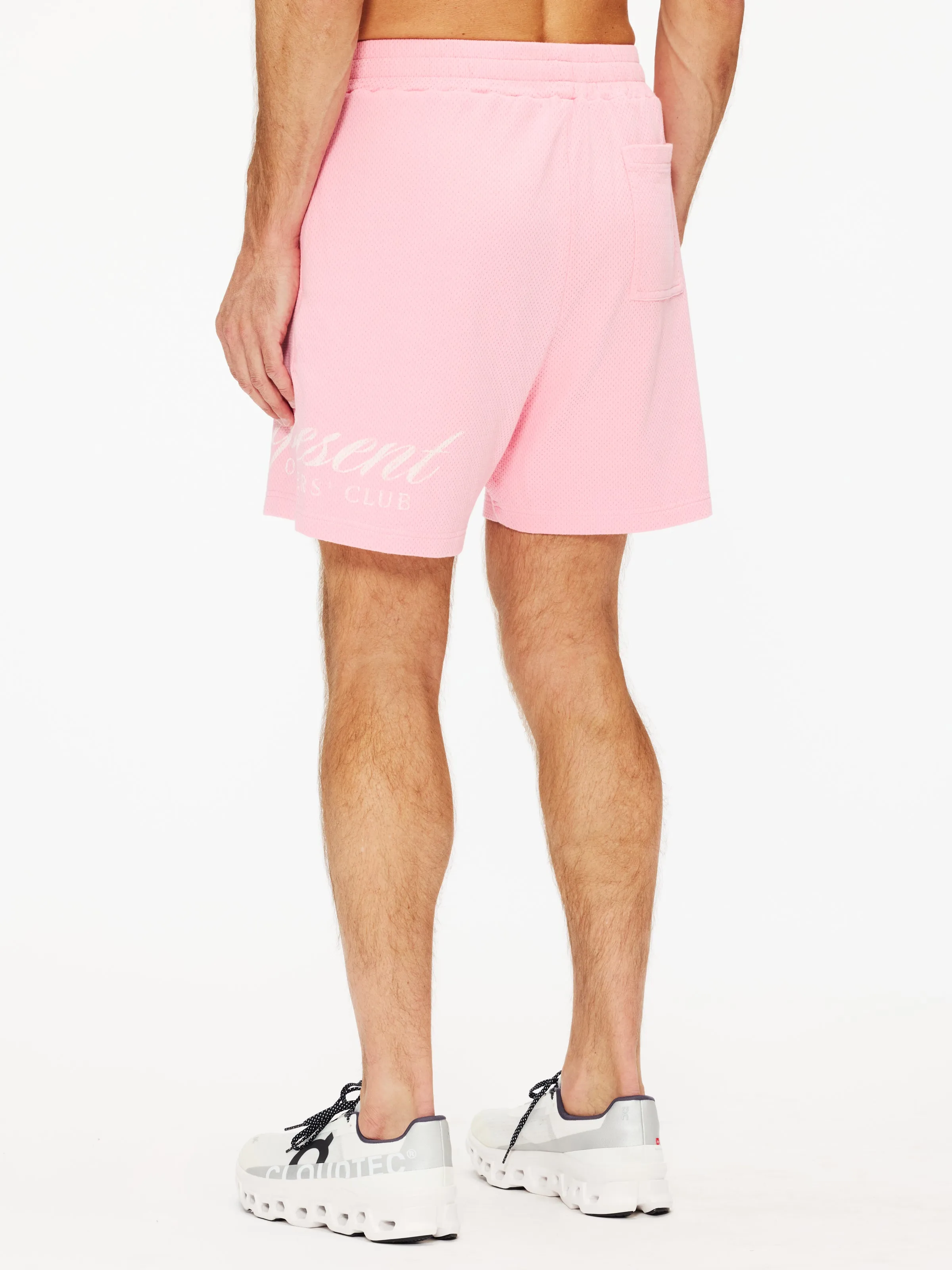 Represent Owners Club Script Mesh Shorts 7 - Unlined