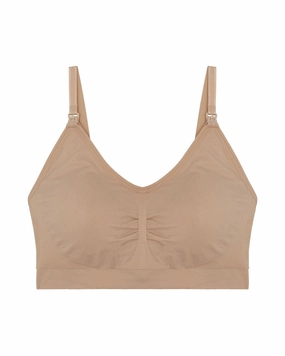 Seamless Pumping and Nursing Bra