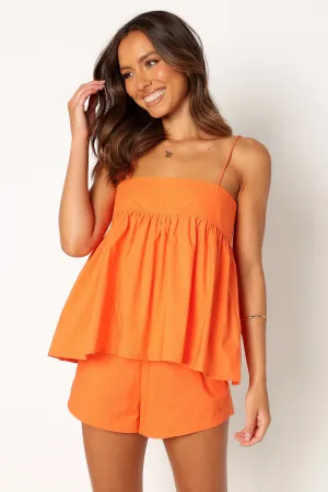 Serina Short Set - Orange
