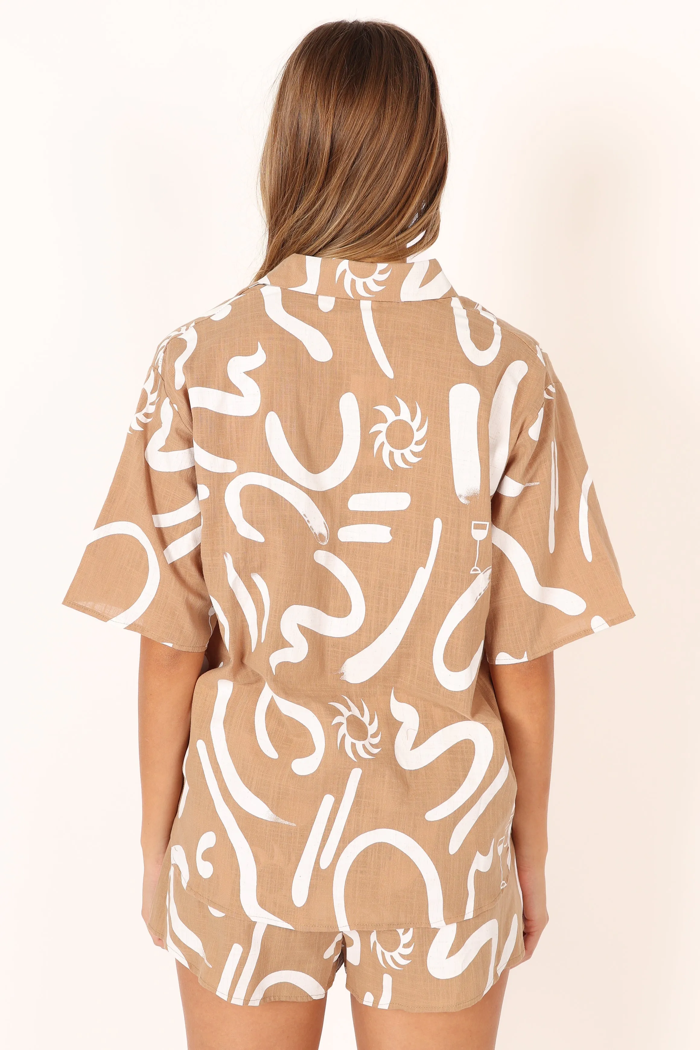 Soleil Short Set - Tan