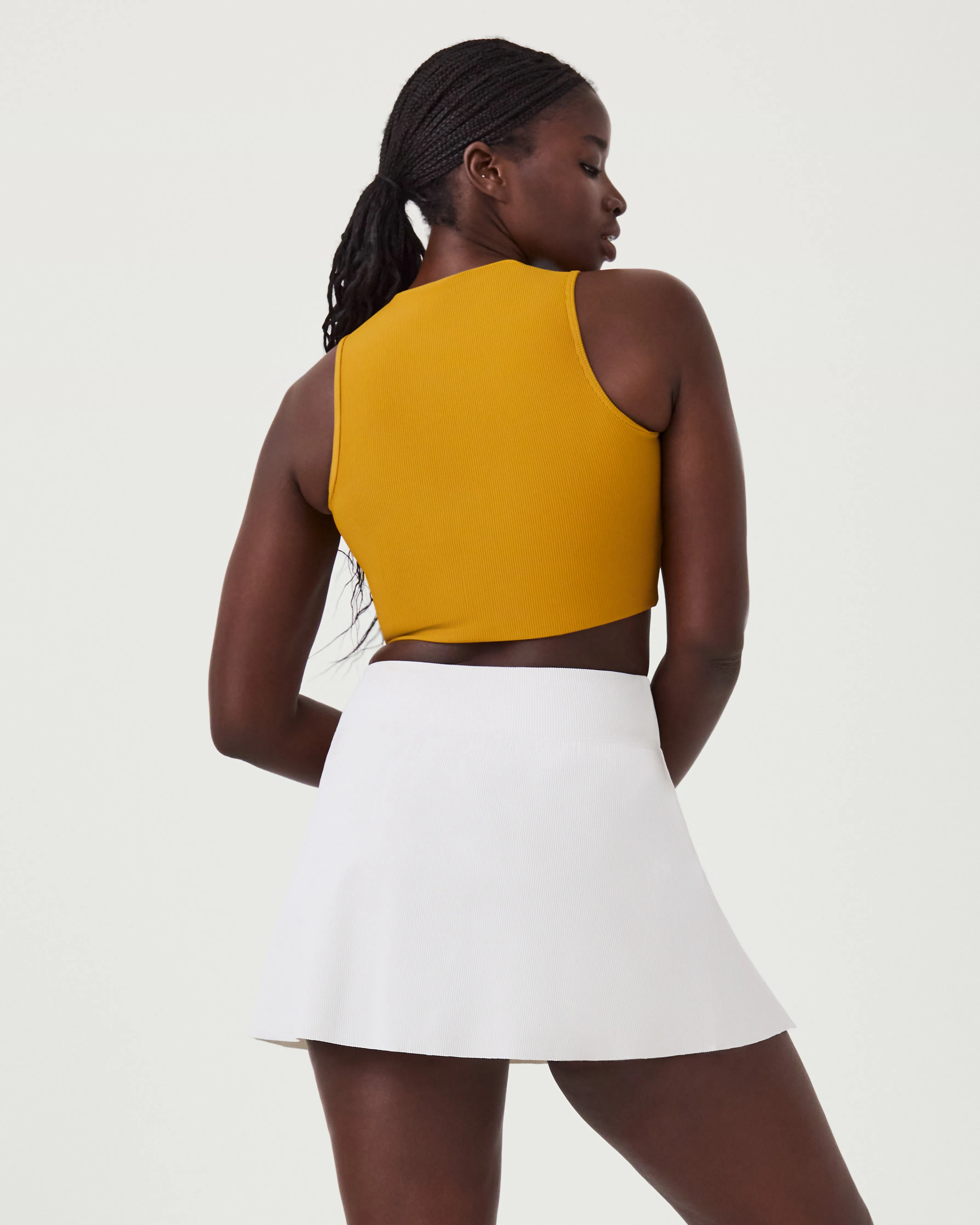 SPANXshape™ Get Moving Contour Rib Mock Neck Tank