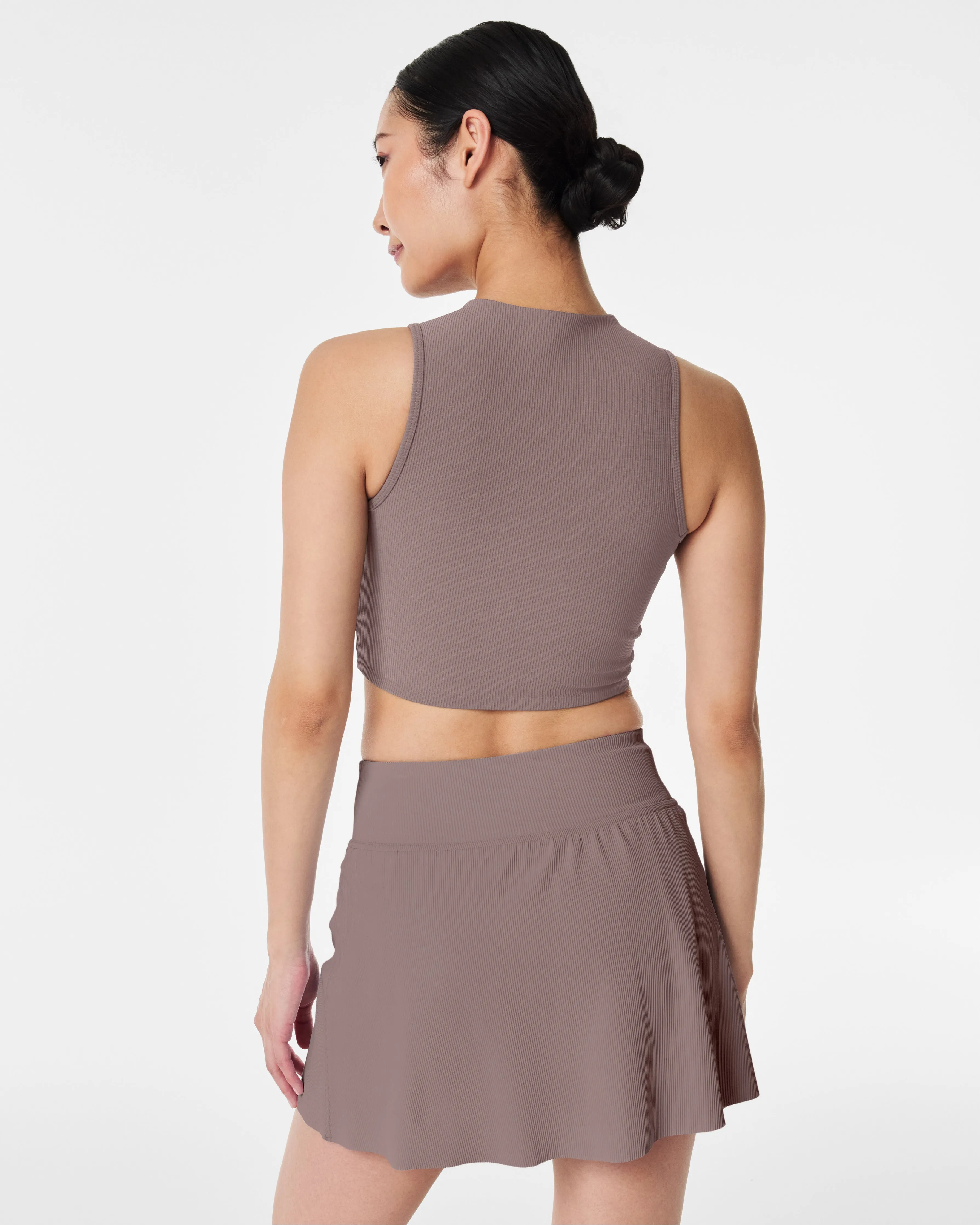 SPANXshape™ Get Moving Contour Rib Mock Neck Tank