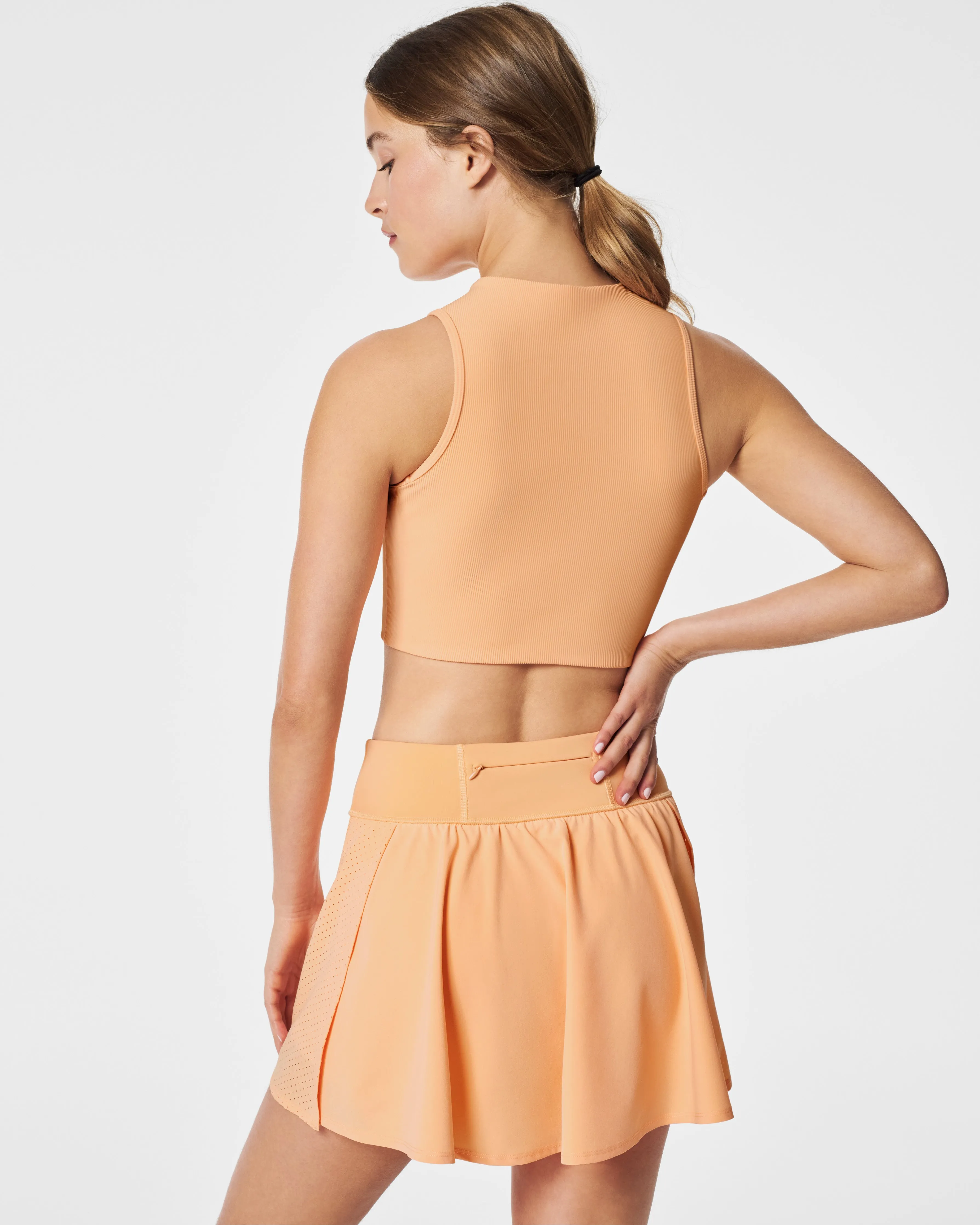 SPANXshape™ Get Moving Contour Rib Mock Neck Tank
