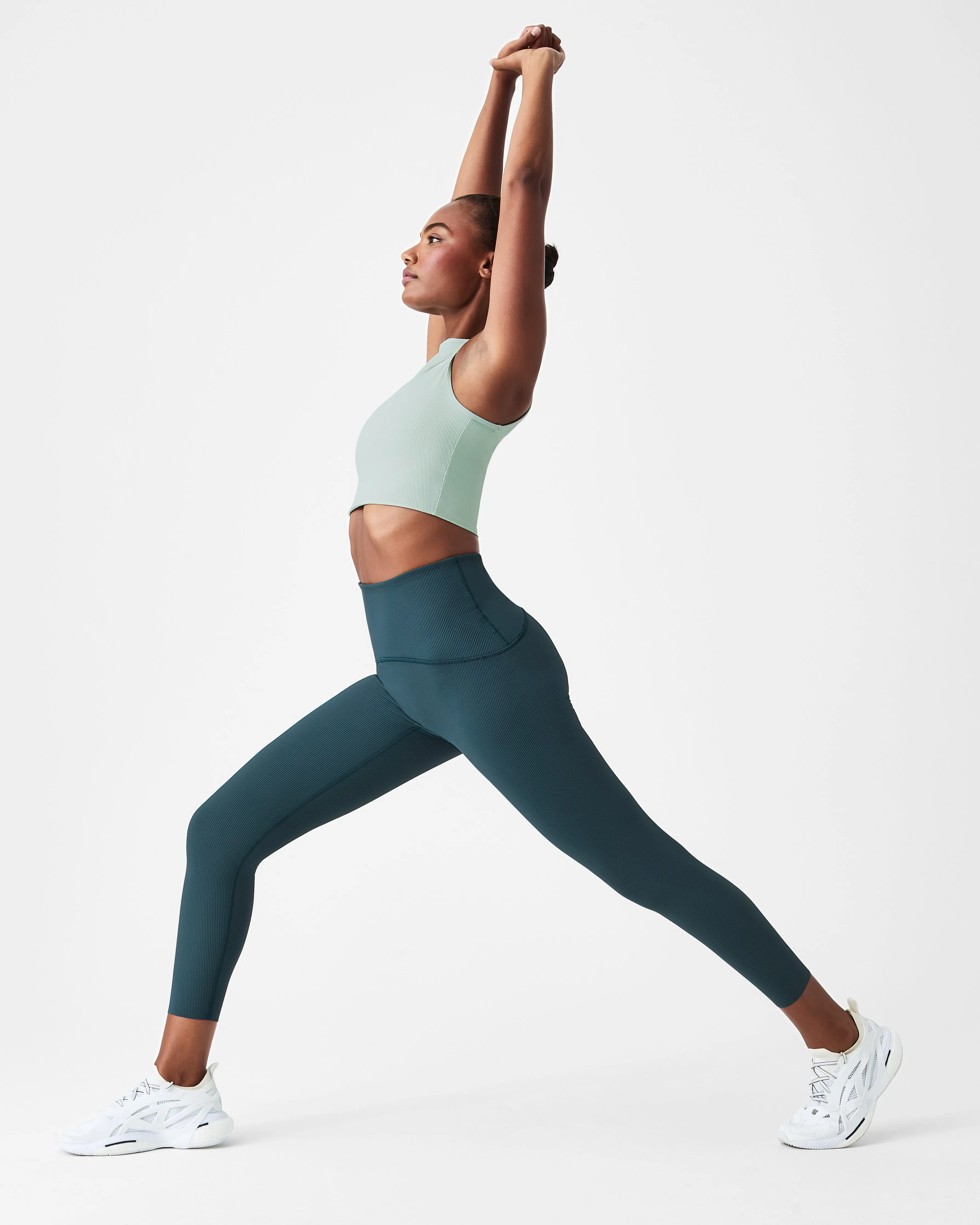 SPANXshape™ Get Moving Contour Rib Mock Neck Tank