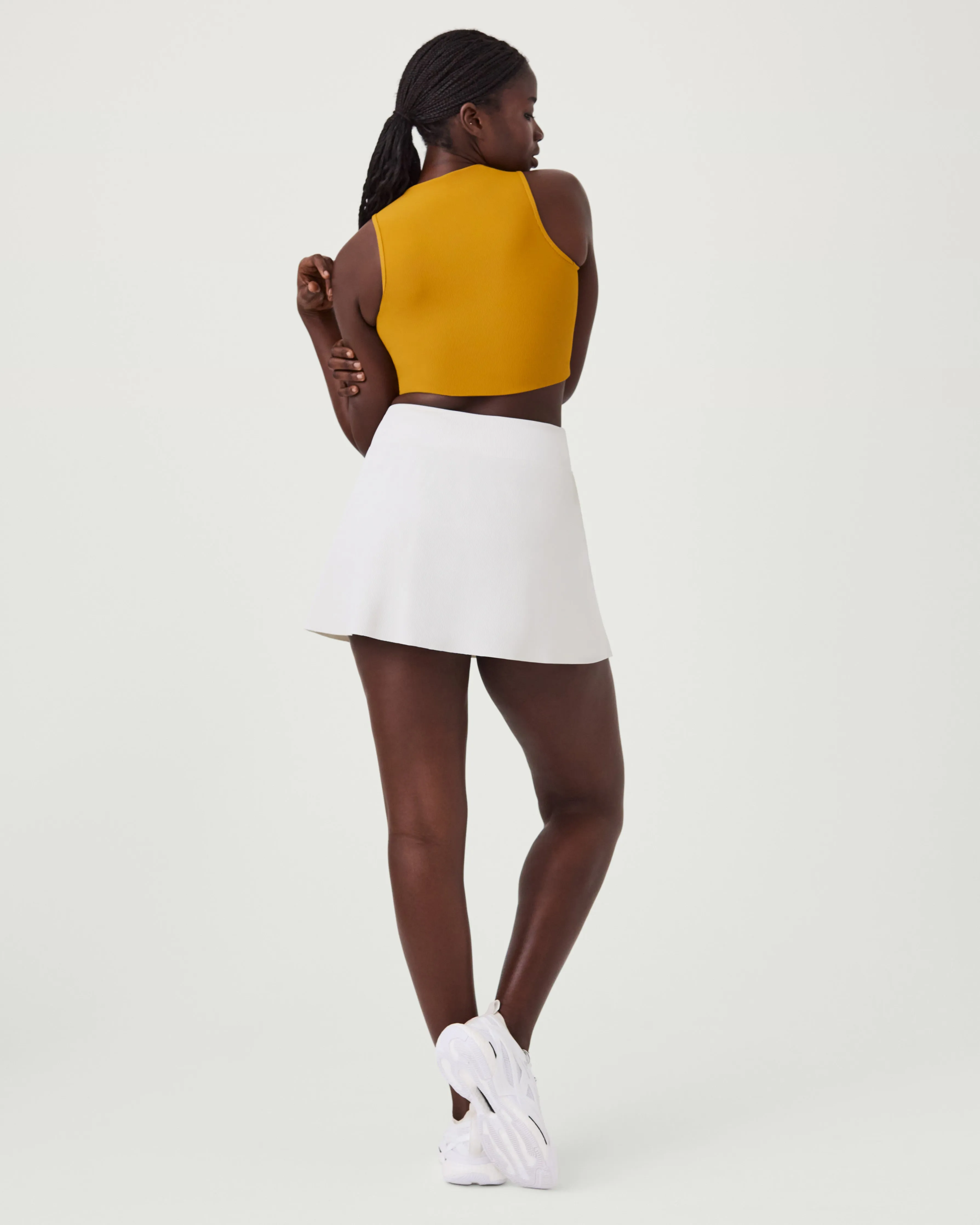 SPANXshape™ Get Moving Contour Rib Mock Neck Tank