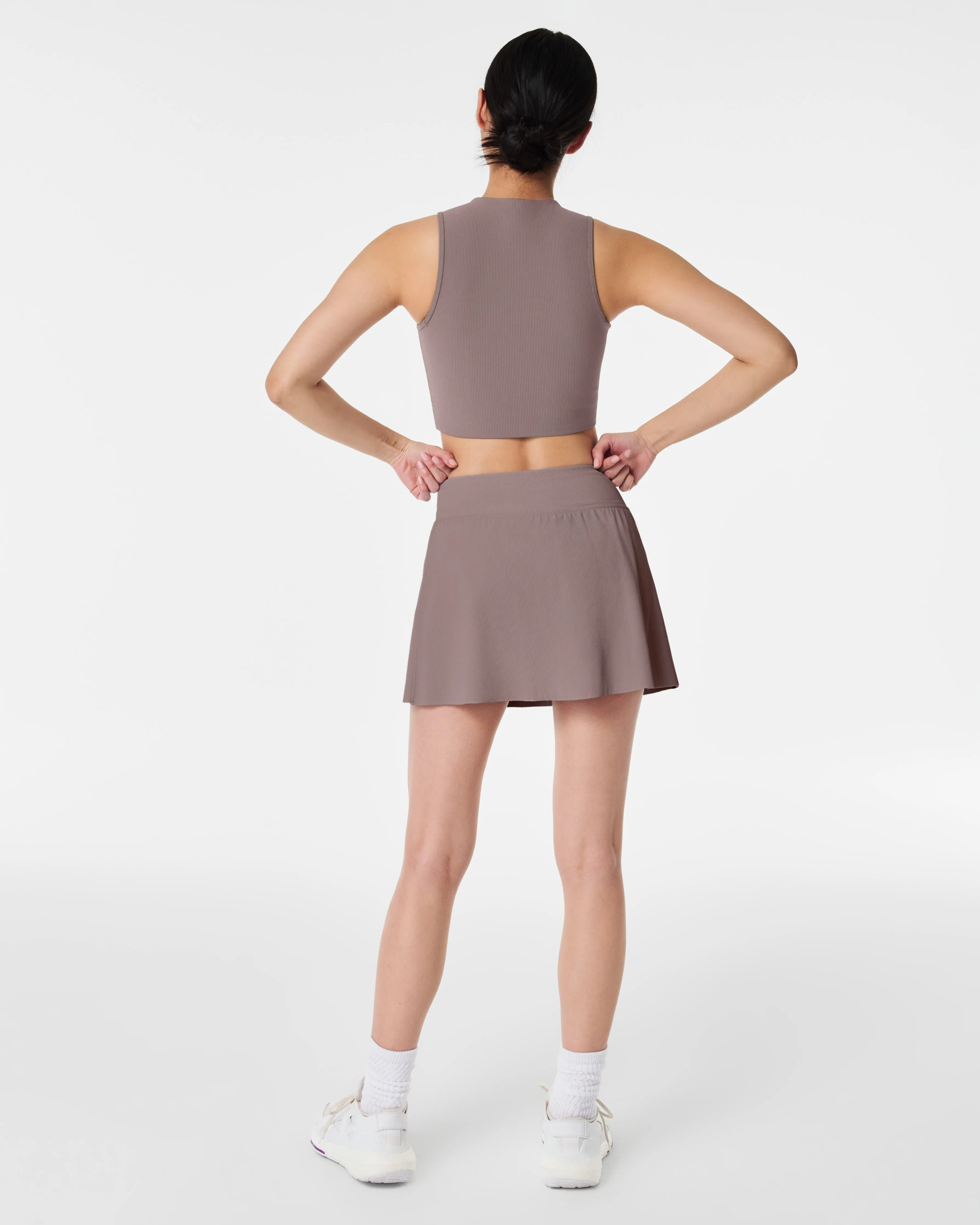 SPANXshape™ Get Moving Contour Rib Mock Neck Tank