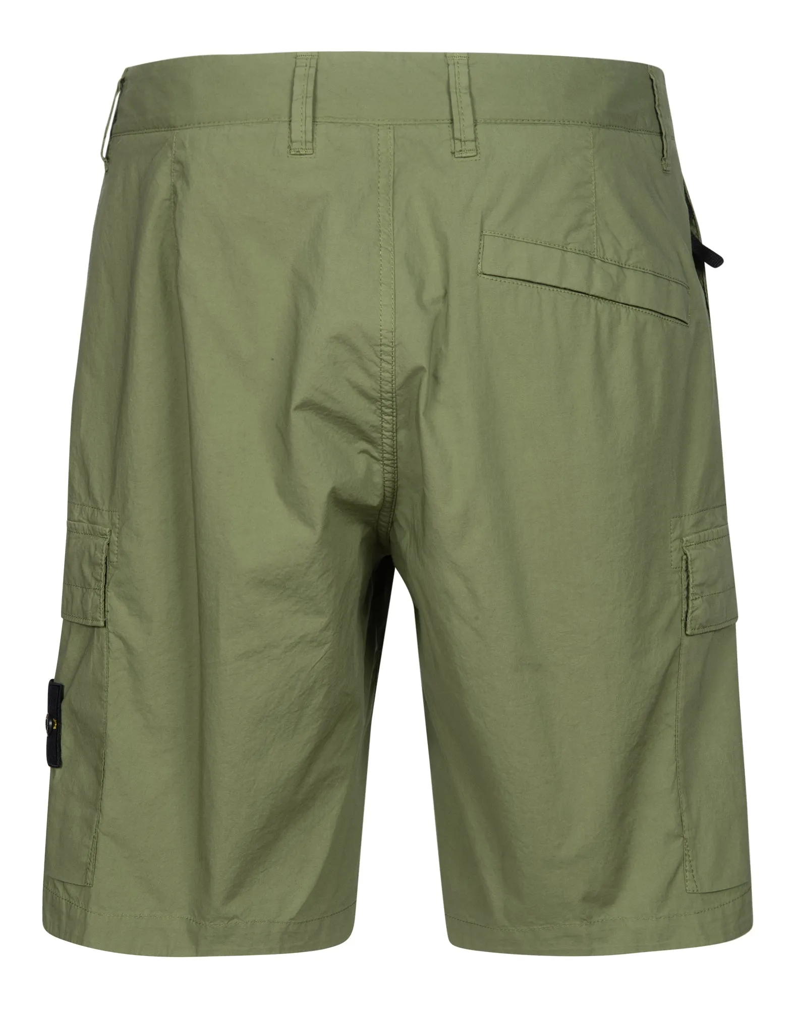 Stone Island Logo Patch Mid-Rise Cargo Shorts