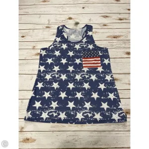 Tank Top By Cmf In Blue & Red, Size: Xl