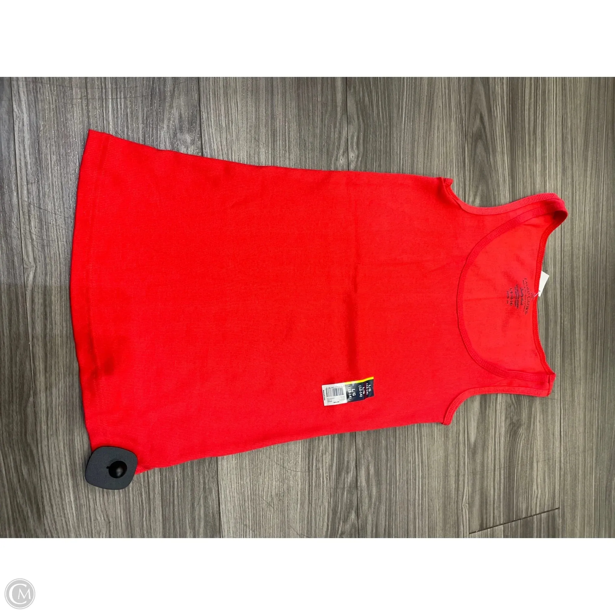 Tank Top By Faded Glory In Red, Size: L