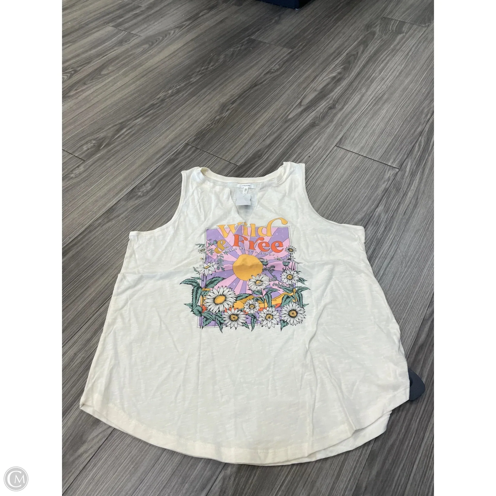 Tank Top By Maurices In Cream, Size: L