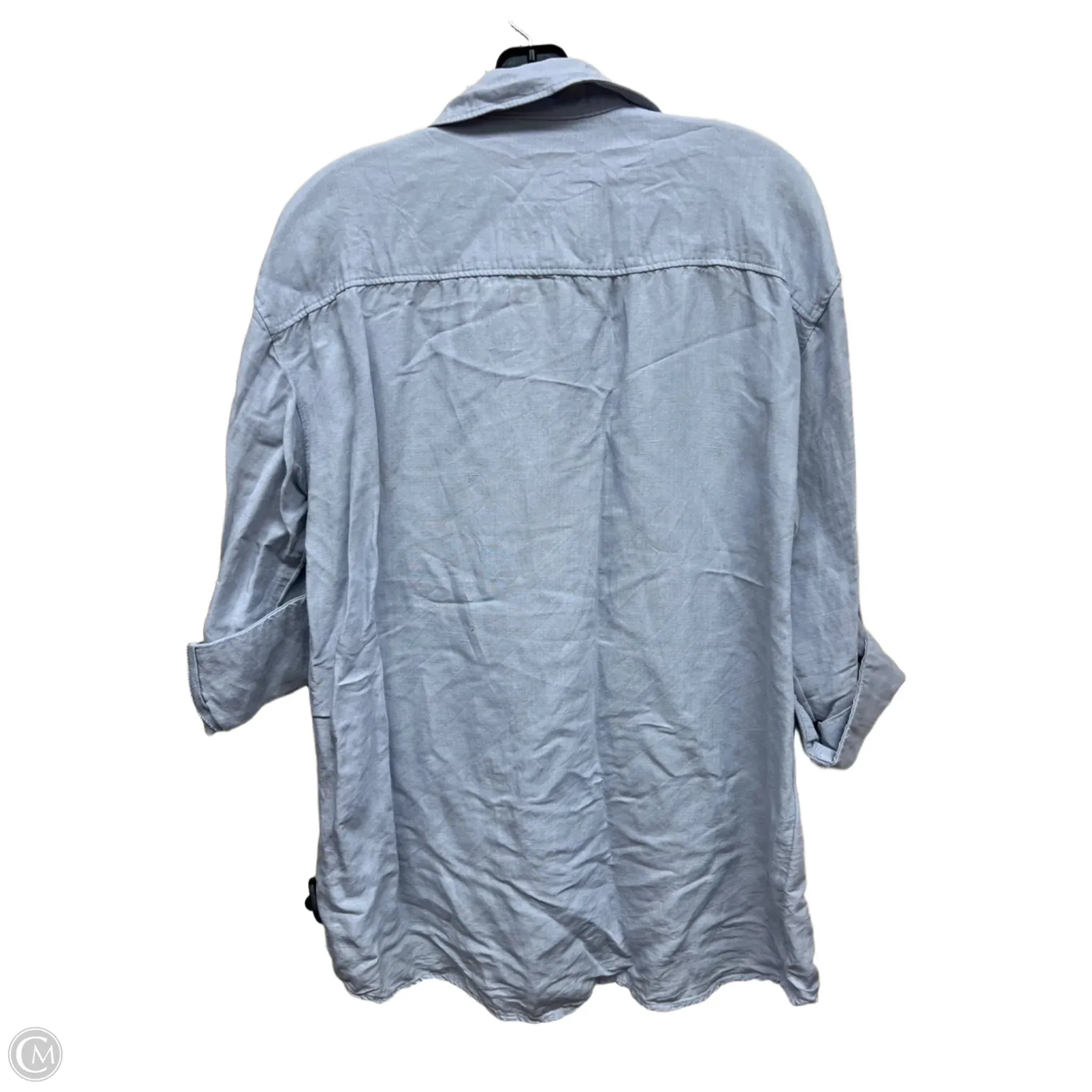 Top Long Sleeve By H&m In Blue, Size: Xs