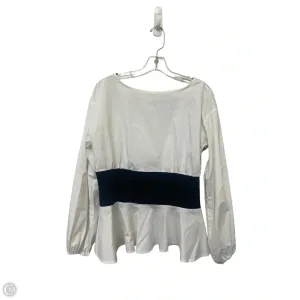 Top Long Sleeve By New York And Co In White, Size: M