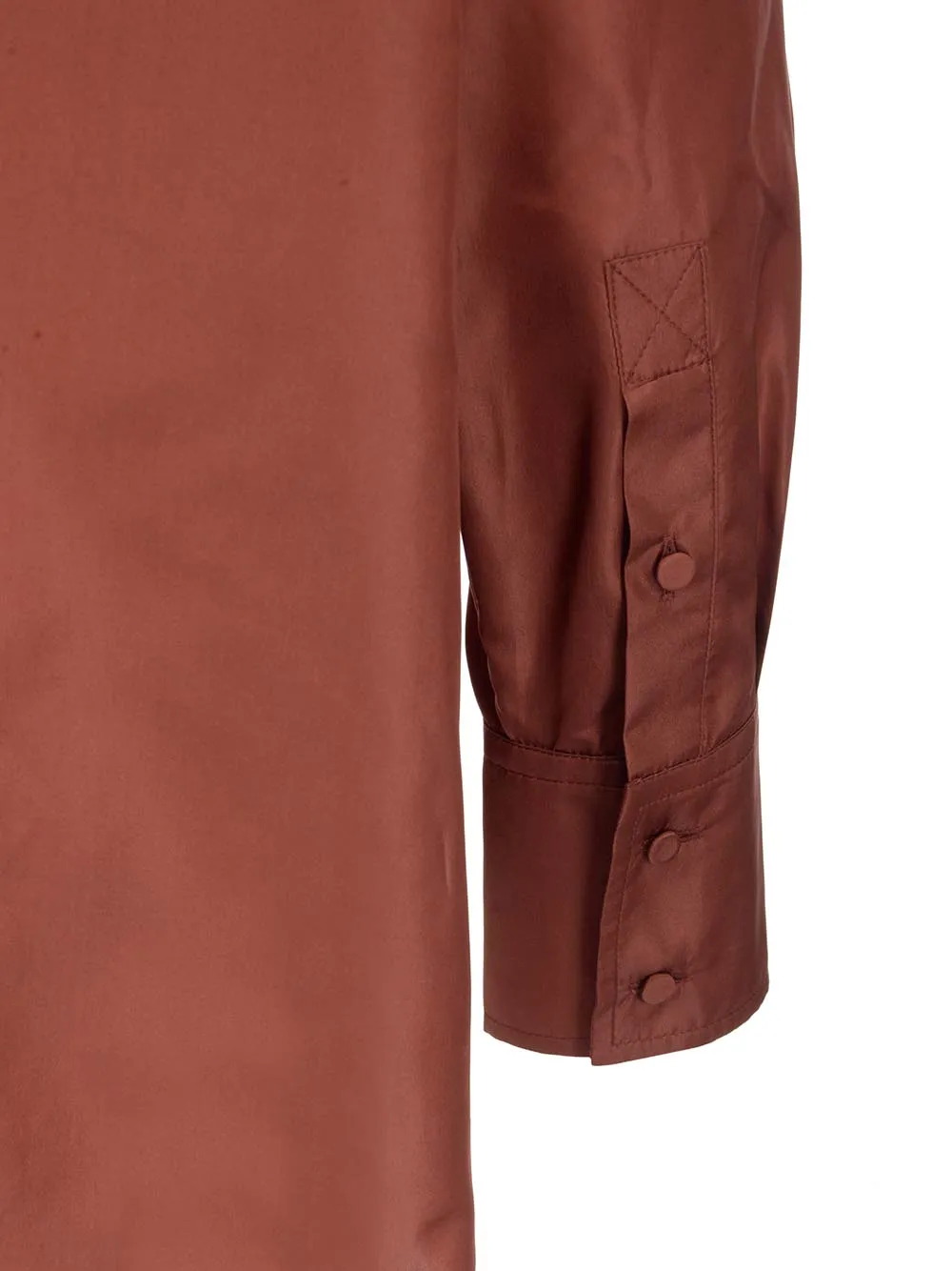 Valentino Tied Neck Satin Shirt