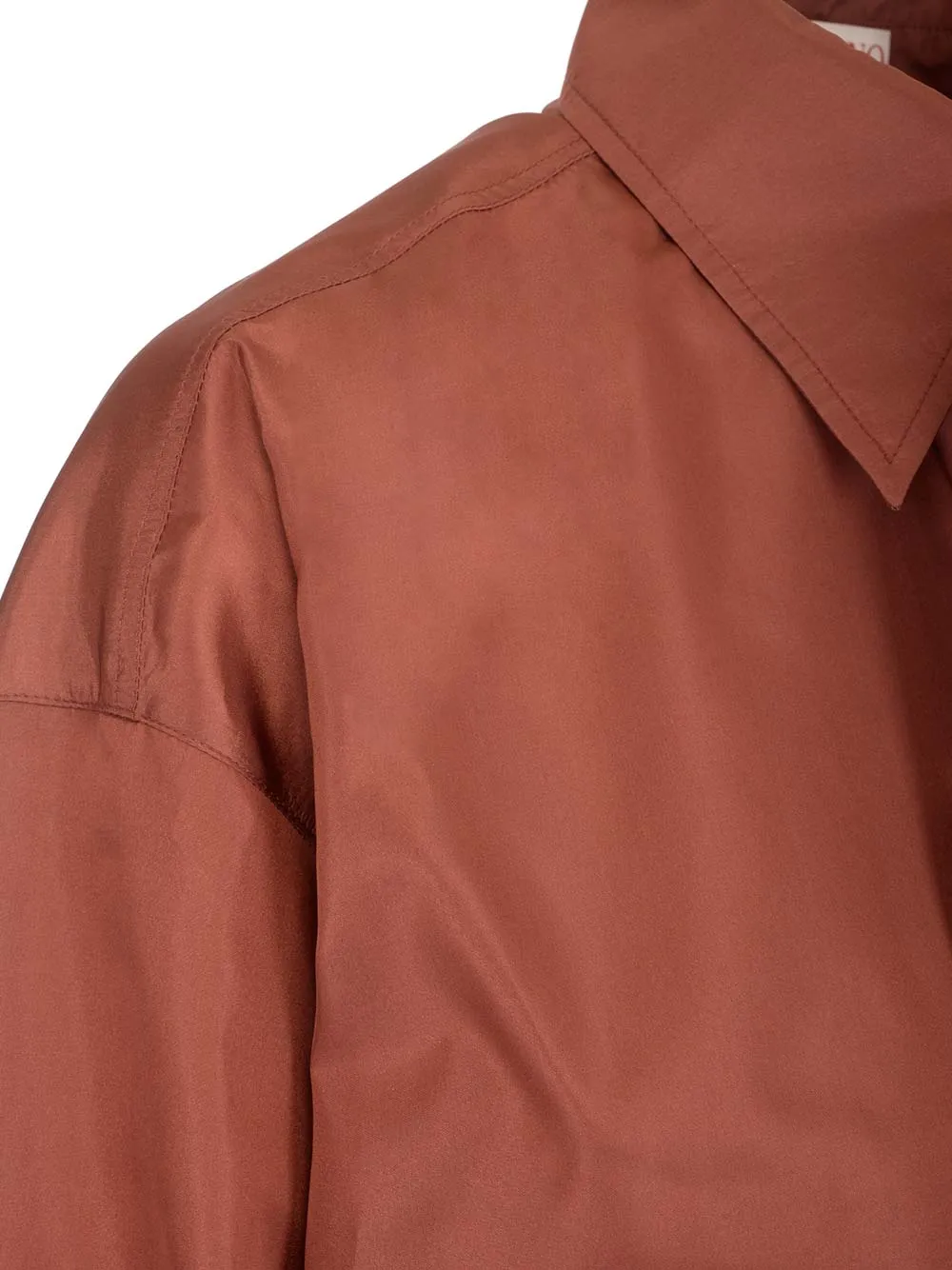 Valentino Tied Neck Satin Shirt