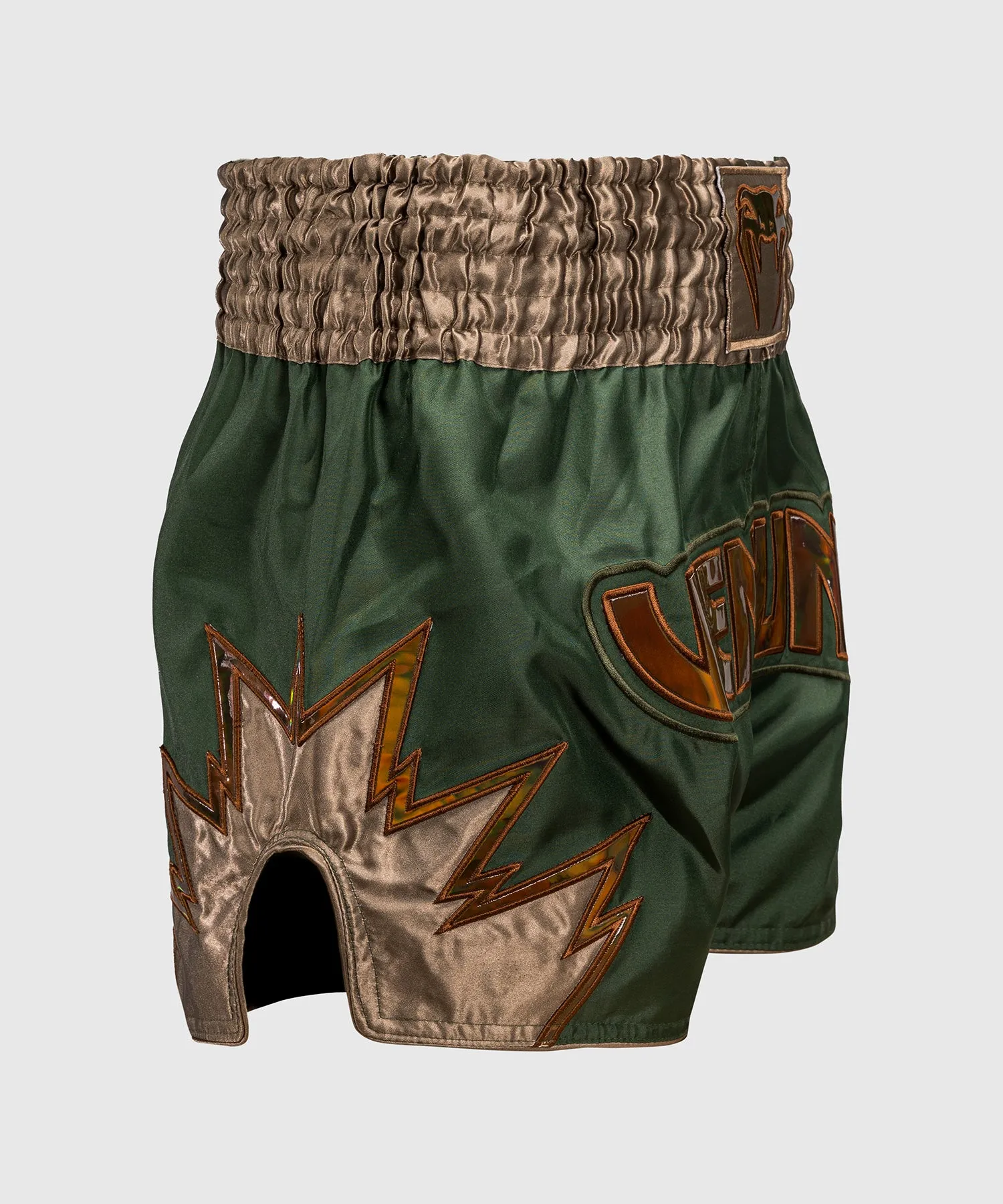 Venum Inferno Muay Thai Shorts - Khaki/Bronze